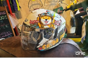M2R頭盔可愛柴犬開面頭盔 - 台灣製造，HSMS.HK現貨發售