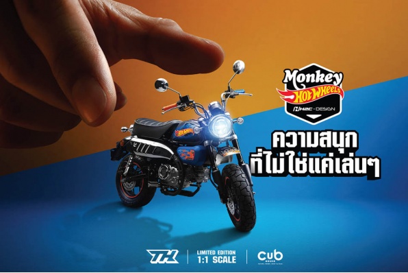 HONDA MONKEY x HOT WHEELS-限量150部1:1合金馬騮仔