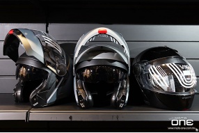 HJC V90 獨特造型復古懷舊的新款防霧魚眼鏡揭面頭盔 