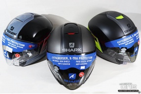 SHARK CityCruiser 加強面部保護開面頭盔及SHARK EVO ES 可後翻170度揭面頭盔2022新花 - 利力發售