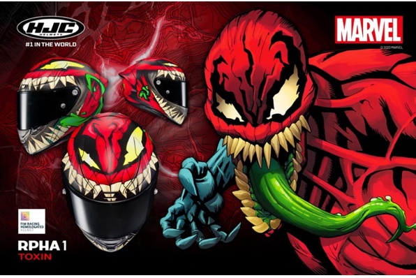 HJC RPHA1 x Marvel Toxin 「毒素」旗艦賽車頭盔即將抵港 - 三禾發售