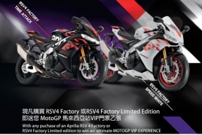 買Aprilia RSV4 Factory 系列即送您去睇Moto GP