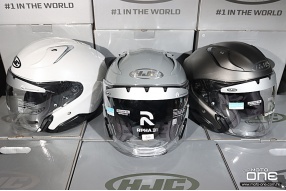 HJC RPHA 31 系列最高階的全新開面頭盔 - 預留空間安裝第二代SMART HJC藍牙裝備、開合式加長面鏡