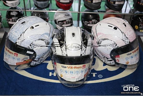 ARAI VZ-RAM SNOW DOME 雪花拉花開面頭盔