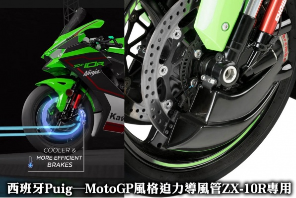 西班牙Puig - MotoGP風格迫力導風管ZX-10R專用 (翔利發售)