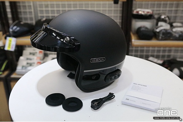 2025 SENA SURGE 智能電單車複古開面頭盔 【Black or White Color 接受預訂】