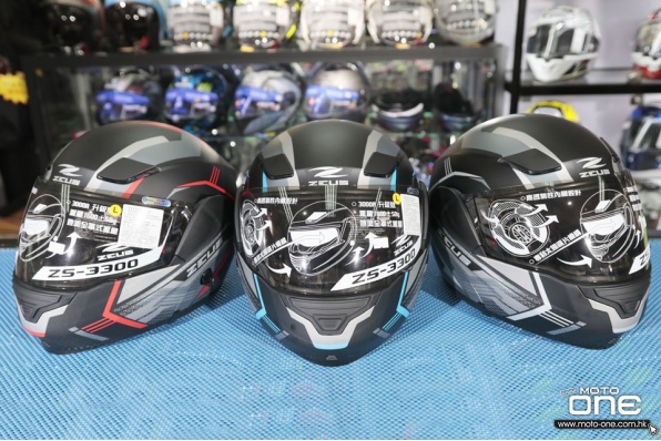  ZEUS ZS-3300 實用型揭面頭盔 - 全新五色登場 售價HK$1,600