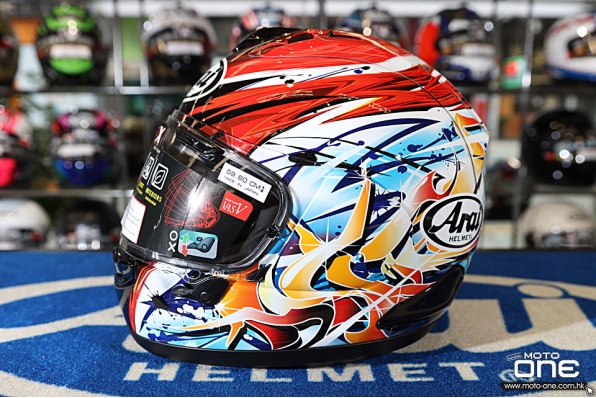 ARAI RX-7X NAGASHIMA 日本車手—長島哲太 衝浪狗拉花-2018 Moto2奧地利站招牌衝浪動作