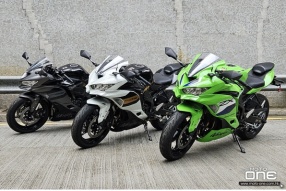 2026 Kawasaki ZX-4RR 珍珠白配金屬黑、金屬灰與金屬黑、川崎廠綠新車抵港