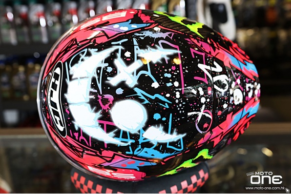 HJC RPHA 1 V2 Carbon Funky Diablo Fabio Quartararo法比奧「Funky Diablo」街頭塗鴉惡夜螢光魔風格登場