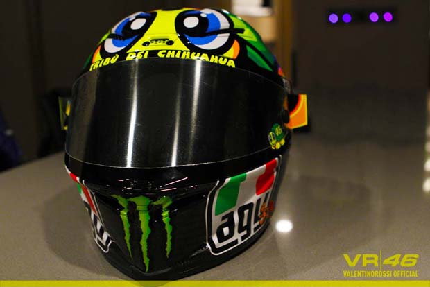 2013 46 rossi AGV HELMET