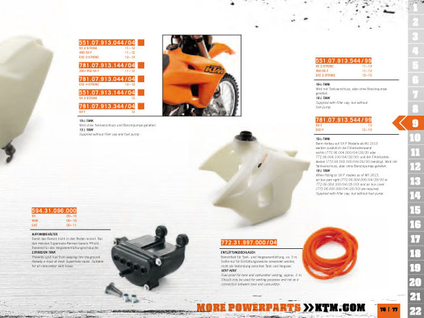 ktm powerparts 2013