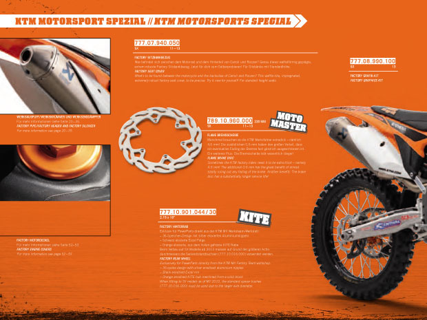 ktm powerparts 2013