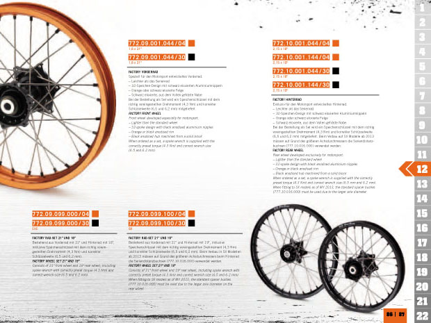 ktm powerparts 2013