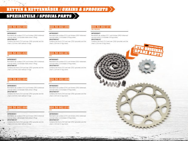 ktm powerparts 2013