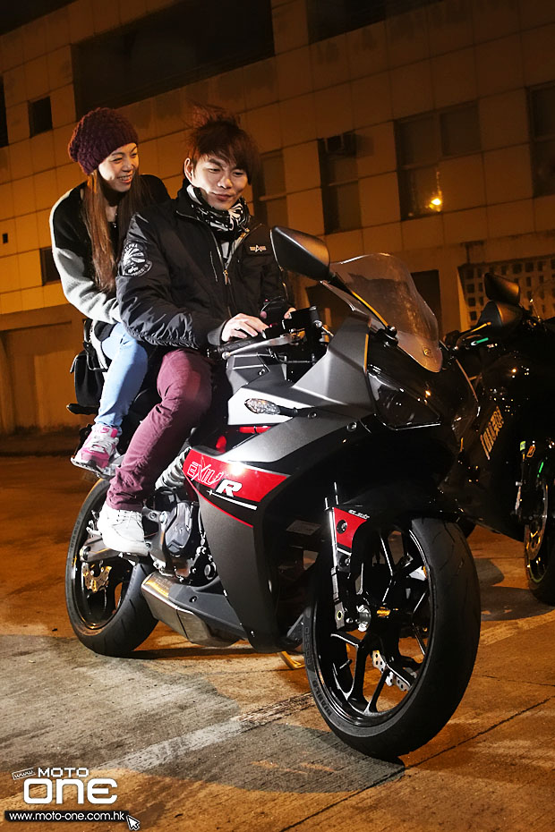 2015 hyosung gd250r gd250n night riding