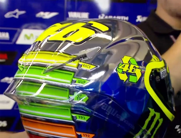 2015 Rossi special Mugello helmet