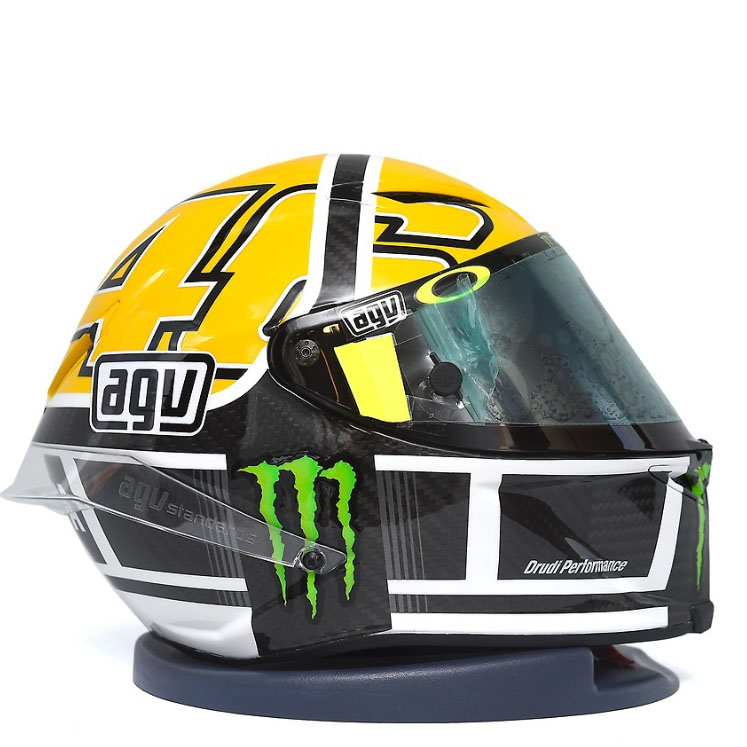 2015 Valentino Rossi agv helmet dainese suit
