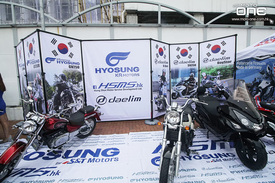 2015 hyosung daelim hk bikeshow