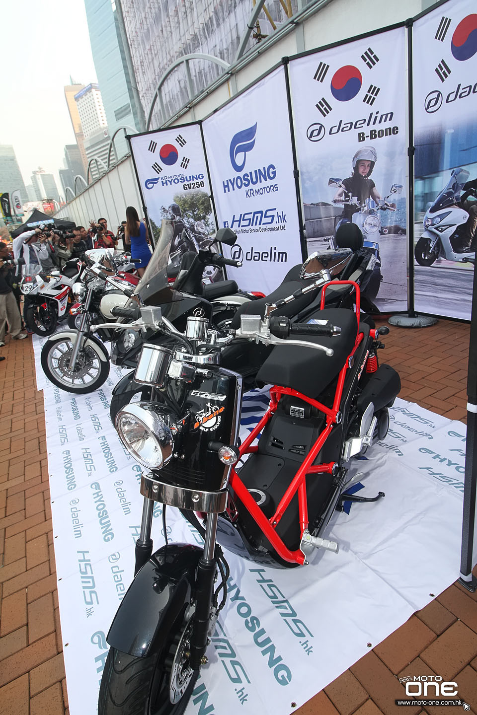 2015 hyosung daelim hk bikeshow