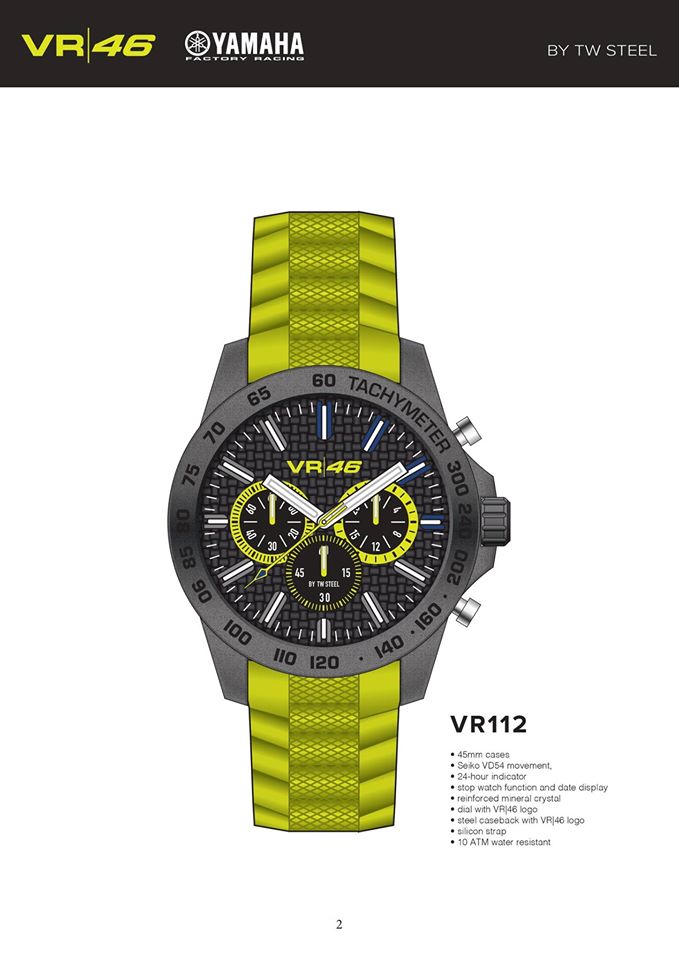 2017 YAMAHA x TW STEEL WATCH COLLECTION VR46