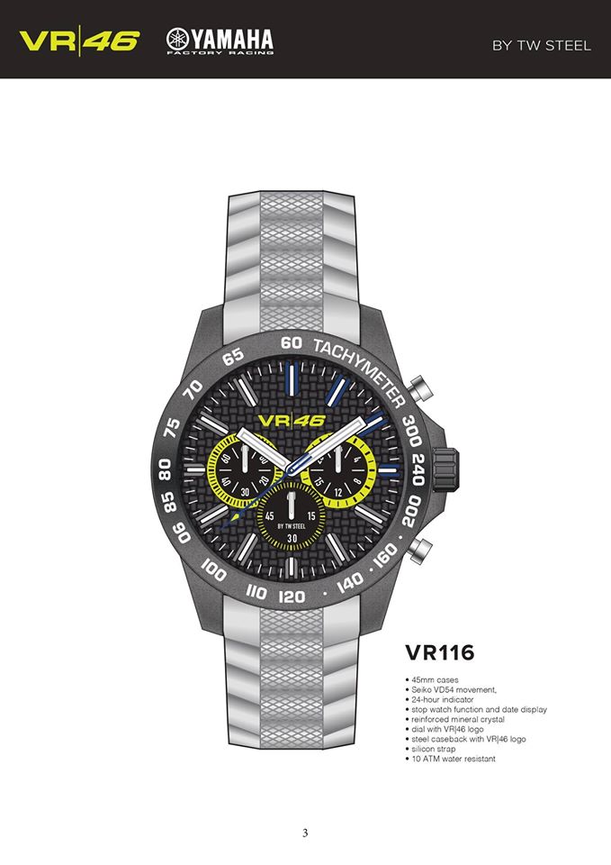 2017 YAMAHA x TW STEEL WATCH COLLECTION VR46