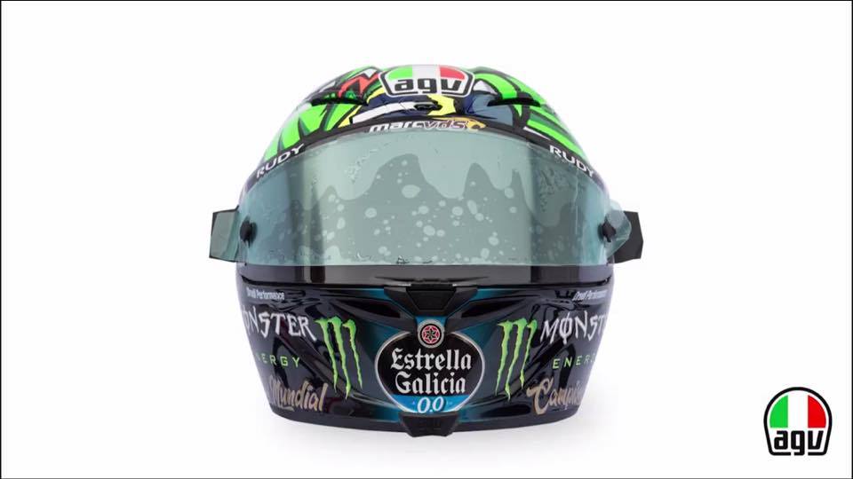 2017 AGV Moto2 Moto3 champion helmets