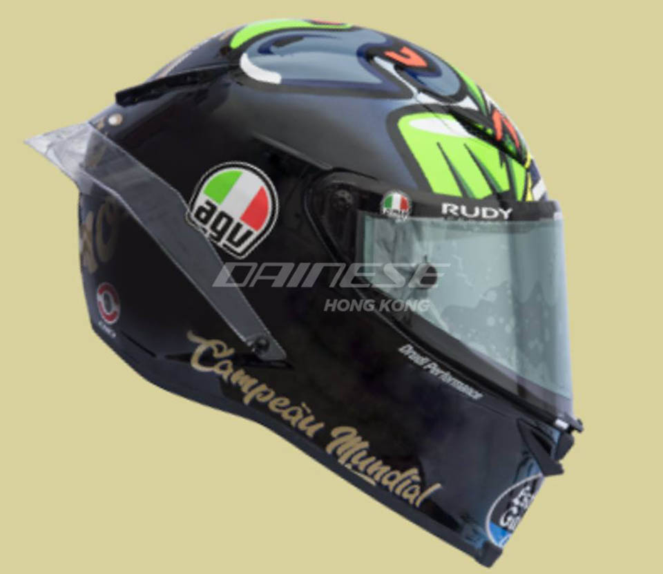2017 AGV Moto2 Moto3 champion helmets