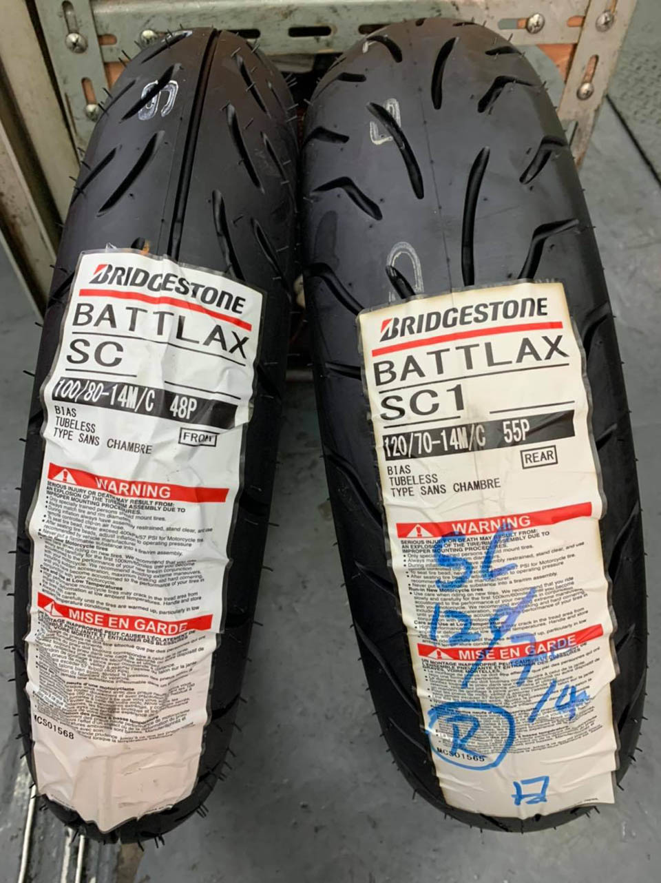 2020 Bridgestone Battlax SC x Honda PCX150
