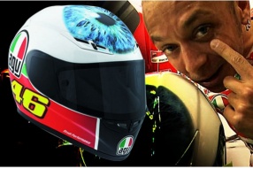 每日新聞 - AGV Valentino Rossi 'Eye' limited edition helmet 放眼未來