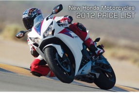 New Honda Motorcycles - 2012 新車價表