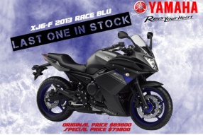 XJ6-F 2013 Race Blu│原價：HK$83,800 特價：HK$73,800│最後一台 	