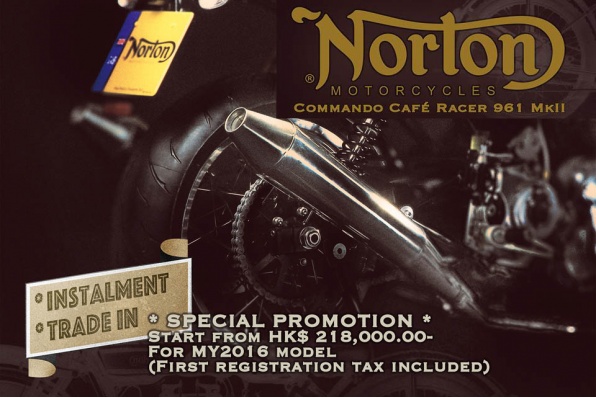 Norton Commando 961 Café Racer 勁減優惠