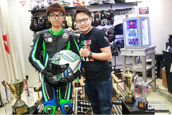 DAINESE HK升級裝備 - 支持香港年青電單車運動員 - ANSON LAW 羅焌榤