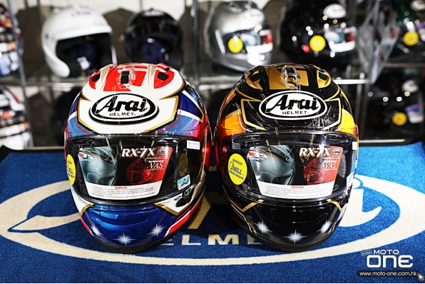 ARAI RX-7X PEDROSA SPIRIT BLUE / GOLD│柏度莎「侍」紅藍白及金黑武士花頭盔│鴻興現貨發售