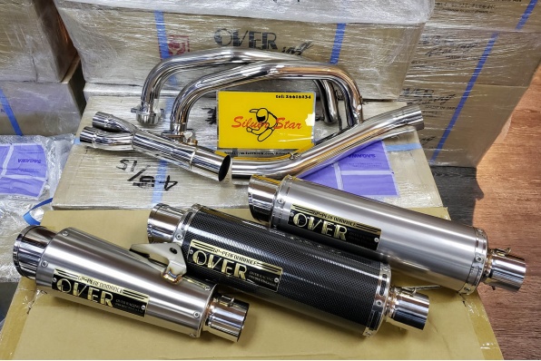 YZF-R3 Over Racing 排氣喉GP-PERFORAMCE Carbon/Titanium/RS 多款選擇 - 銀星摩托