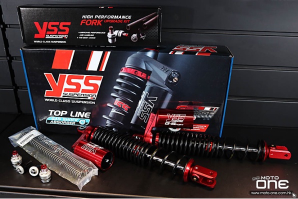 YSS HONDA ADV150 G-Sport + Fork Upgrade Kit 醉紅尾避震及前叉芯套裝
