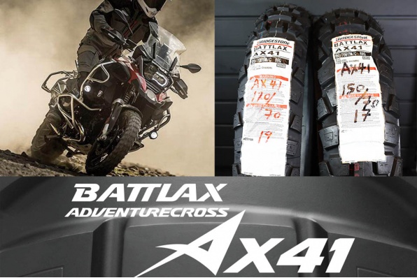 BRIDGESTONE BATTLAX ADVENTURECROSS AX41 - 冒險型車款A41輪胎的越野強化版