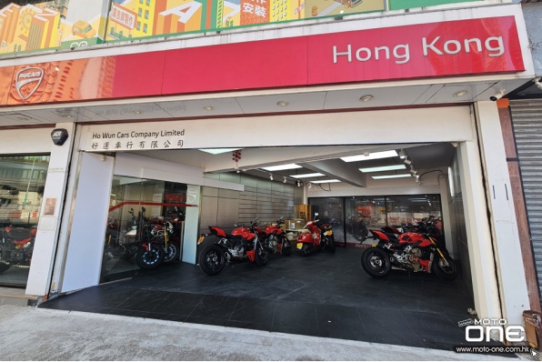  DUCATI HK 陳列室特設泊車專區 - 為客戶提供安心悠閒睇車與購買空間