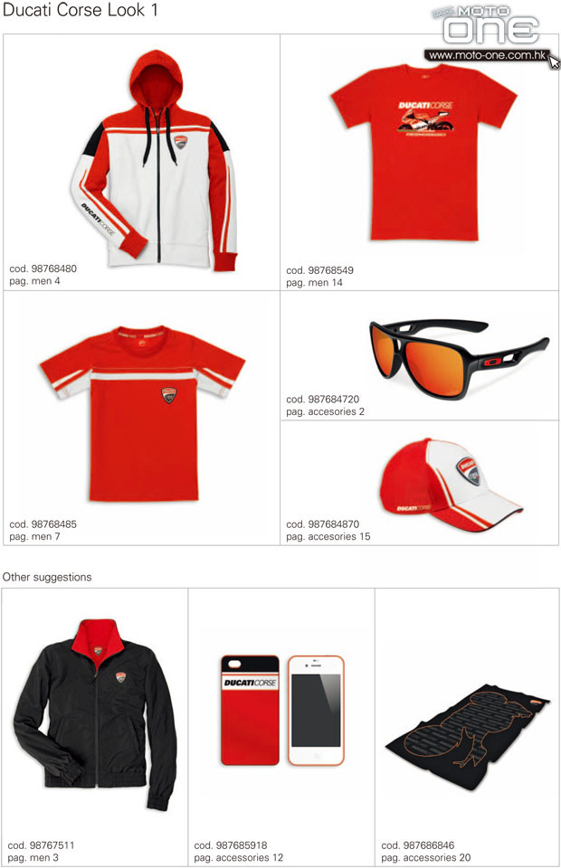 /2014 Ducati apparel