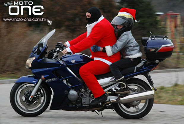 Christmas & motocycle