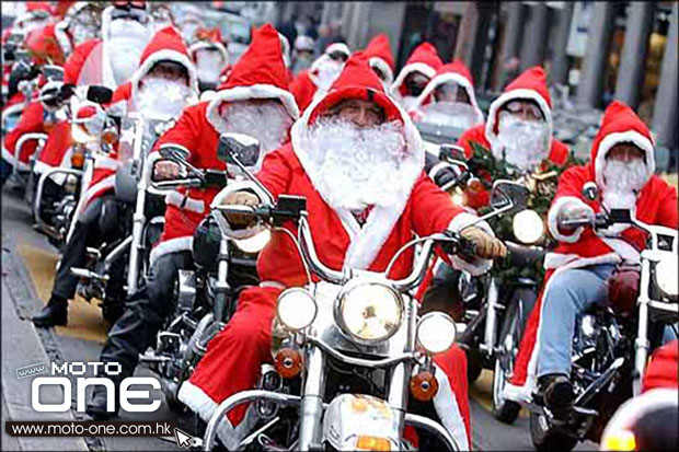 Christmas & motocycle