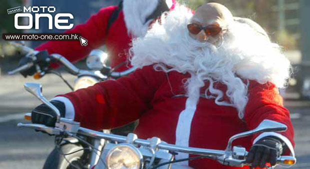 Christmas & motocycle