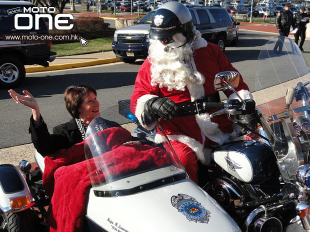 Christmas & motocycle