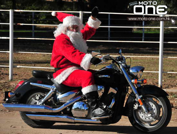 Christmas & motocycle